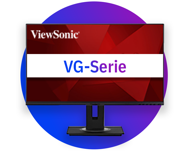 Ergonomiczne monitory ViewSonic (seria VG)
