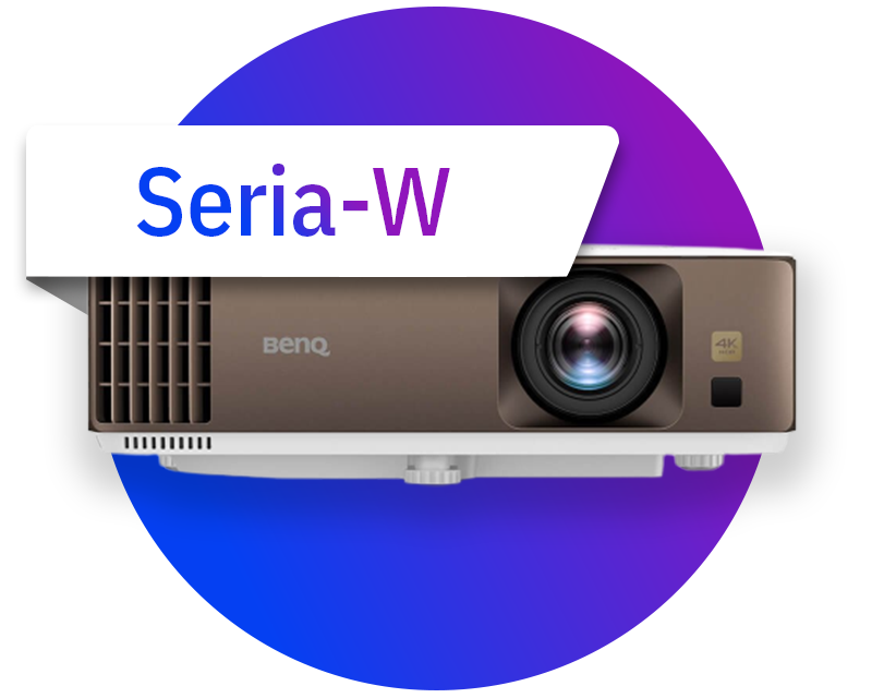 Projektory BenQ Home Cinema 4K (seria W)