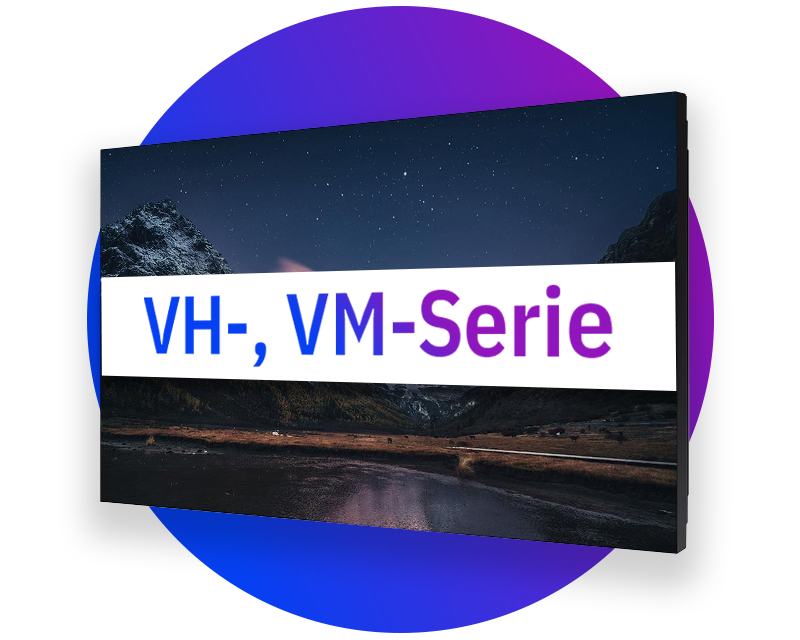 Wyświetlacze Samsung Videowall (seria VH-, VM)