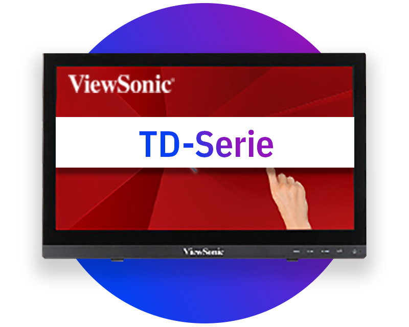 Monitory dotykowe ViewSonic (seria TD)