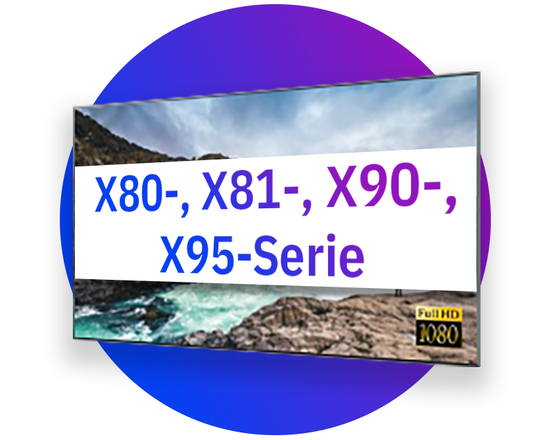 Wyświetlacze Sony z tunerem TV (seria X80, X81, X90, X95)