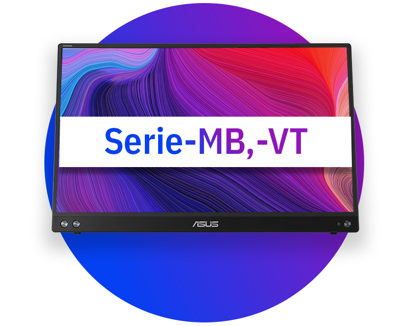 Monitory Asus ZenScreen (seria MB, VT)