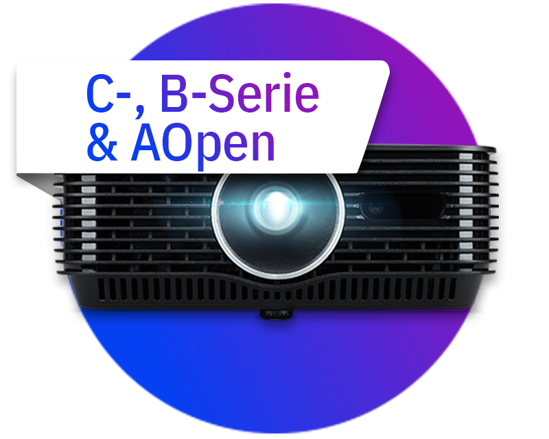 Projektory przenośne Acer (seria C, B i AOpen)