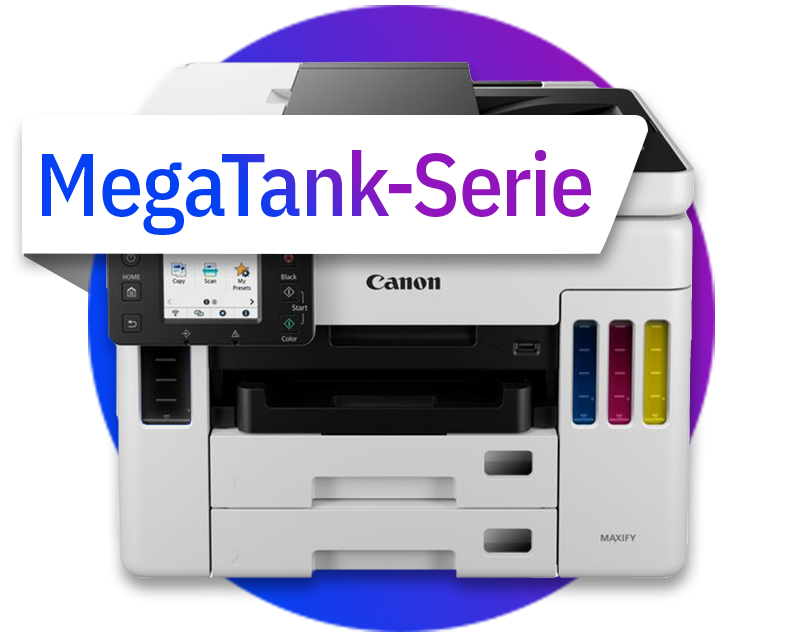 Drukarka Canon ze zbiornikiem na atrament (seria MegaTank) Drukarka Canon ze zbiornikiem na atrament (seria MegaTank)